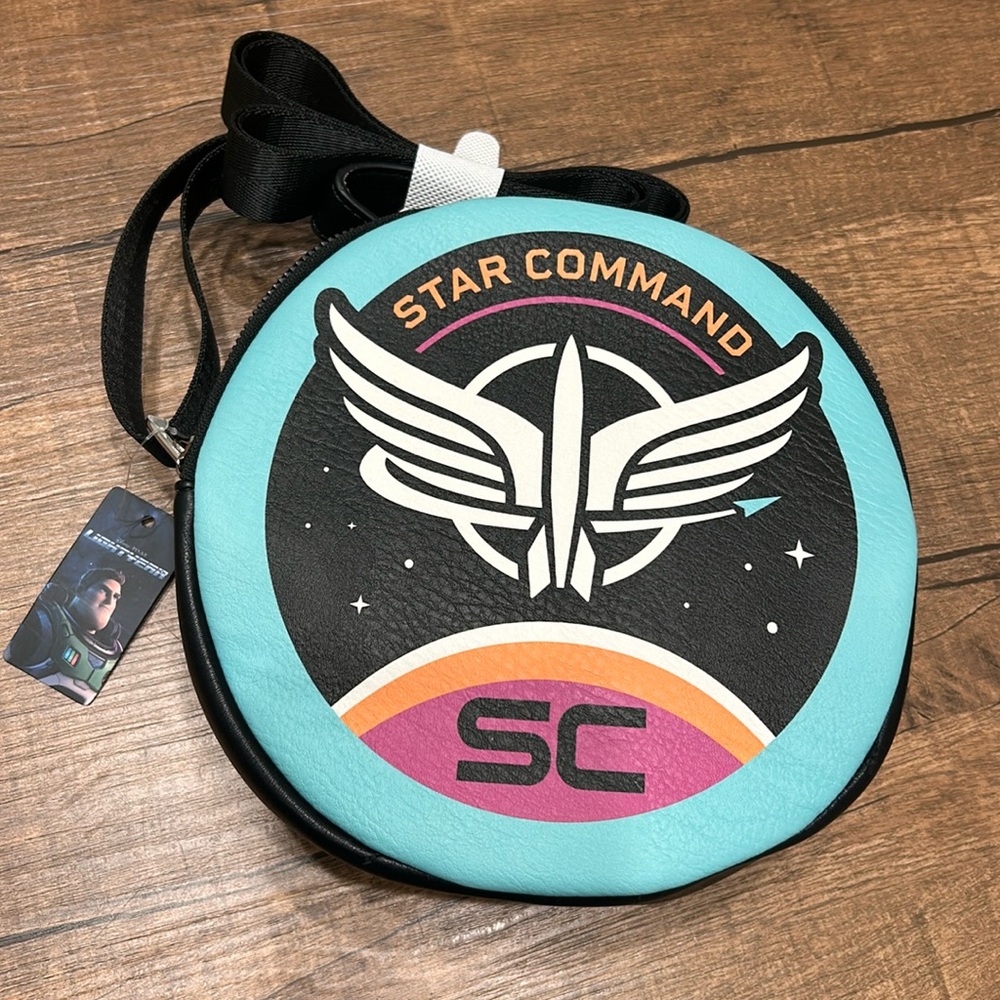 Disney Pixar Star Command Round Crossbody Bag Buzz Lightyear